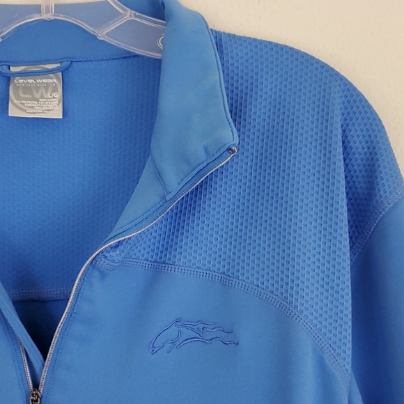 Level Wear Athletic Blue Pullover Top L - Picture 4 of 12